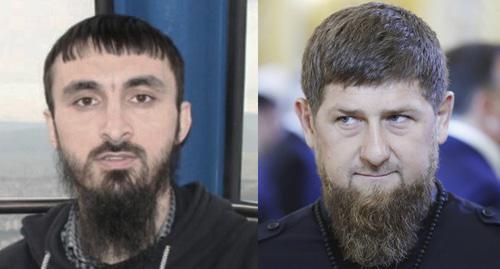 Tumso Abdurakhmanov (on the left) and Ramzan Kadyrov. Collage by the "Caucasian Knot". Screenshot of the VAY FOND https://www.youtube.com/watch? Photo v=eenVKHAjiqASputnik/Mikhail Metzel/Pool