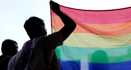 The flag of LGBT. Photo: REUTERS/Tyrone Siu