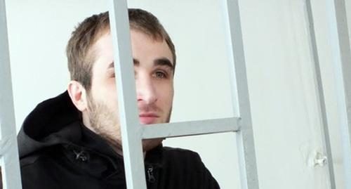 Zhalaudi Geriev in the courtroom. Photo by the "Caucasian Knot" correspondent