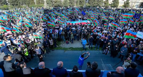 An opposition rally held in Baku in March 2018. Photo by Aziz Karimov for the "Caucasian Knot"