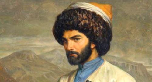 Hadji Murad of Khunzakh. Portrait by G.Gagarin, 1848. Wikimedia.org