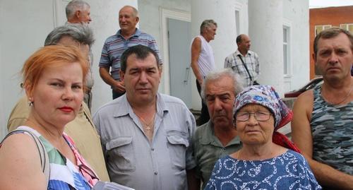 Participants of miners' picket in Gukovo, June 22, 2019. Photo by Vyacheslav Prudnikov for the Caucasian Knot