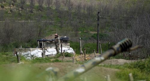 On the contact line in Nagorno-Karabakh. Photo: REUTERS/Staff