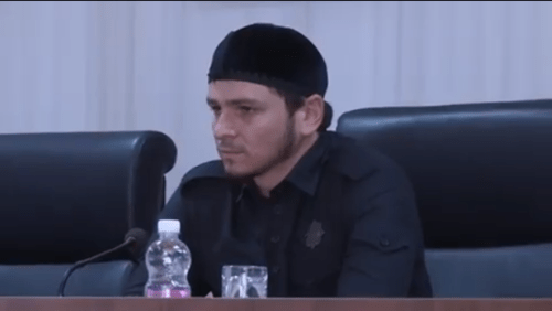 Khas-Magomed Kadyrov. Screenshot of the video of the meeting in the Argun administration on July 26, 2019, at which Kadyrov was introduced to the staff of the mayor’s office https://www.instagram.com/p/B0Y9TuLF_6q/