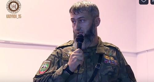 Zamid Chalaev. Screenshot from video posted at: http://vk.com/video279938622_456242094