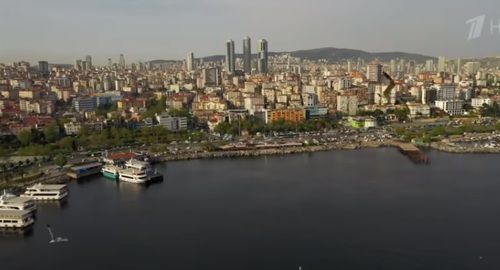 Istanbul. Screenshot of the video "Istanbul. Life of the Others" shown on May 26, 2019, on the 1st channel Youtube https://www.youtube.com/watch?v=D6okFuR2P4s