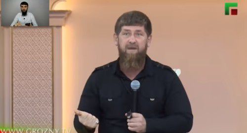 Screenshot from video posted by Tumso Abdurakhmanov inviting Kadyrov to a dispute,  https://www.youtube.com/watch?v=ZCDt_mPq40o