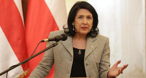 Salome Zurabishvili. Photo by the press service of the Georgian President https://www.president.gov.ge