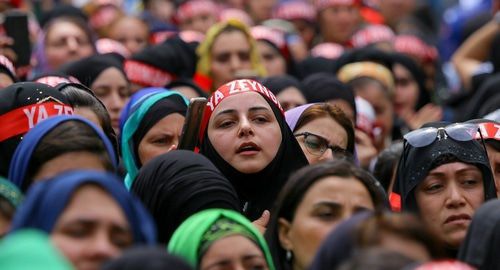 Believers celebrate the Ashura Day, September 10, 2019. Photo by Aziz Karimov for the Caucasian Knot