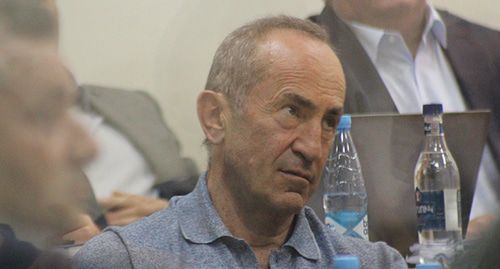 Robert Kocharyan in the courtroom. Photo by Tigran Petrosyan for the "Caucasian Knot"