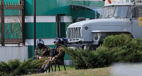 Law enforcers, Magas, Ingushetia. Photo: REUTERS/Maxim Shemetov