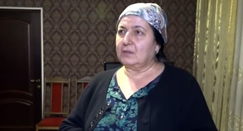 Raisa Dakhtsaeva. Screenshot from video posted by the "Grozny" ChGTRK, http://www.youtube.com/watch?v=x64ZGtfB8gk