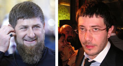 Artemy Lebedev (on the right) and Ramzan Kadyrov. Collage by the "Caucasian Knot". Photos: Alexander Plyuschev CC BY 2.0 https://ru.wikipedia.org/ Sputnik/Mikhail Metzel/Pool via REUTERS