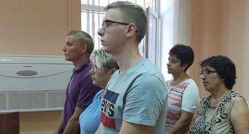 Relatives and friends of Sergey Melnik in the courtroom, Volgograd, July 2019. Photo by Tatiana Filimonova for the Caucasian Knot