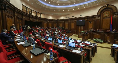 A session of the Armenian parliament. Photo: REUTERS/Hayk Baghdasaryan/Photolure