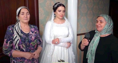 Wedding in Chechnya. Screenshot from video posted at 'Chechen Weddings' YouTube Channel: https://www.youtube.com/watch?time_continue=203&v=gt-OQMRN2Mo&feature=emb_logo