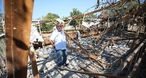 A home destroyed by shelling in the town of Ağdam, October 19, 2020. Photo by Aziz Karimov for the "Caucasian Knot"