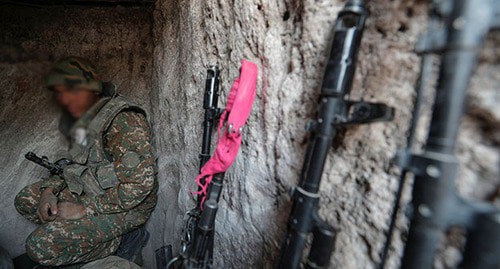 A soldier of the army of Nagorno-Karabakh. Photo: REUTERS/Stringer