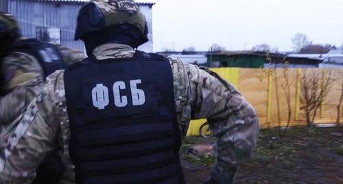 A FSB agent. Photo by the Russian National Antiterrorist Committee (NAC) http://nac.gov.ru/