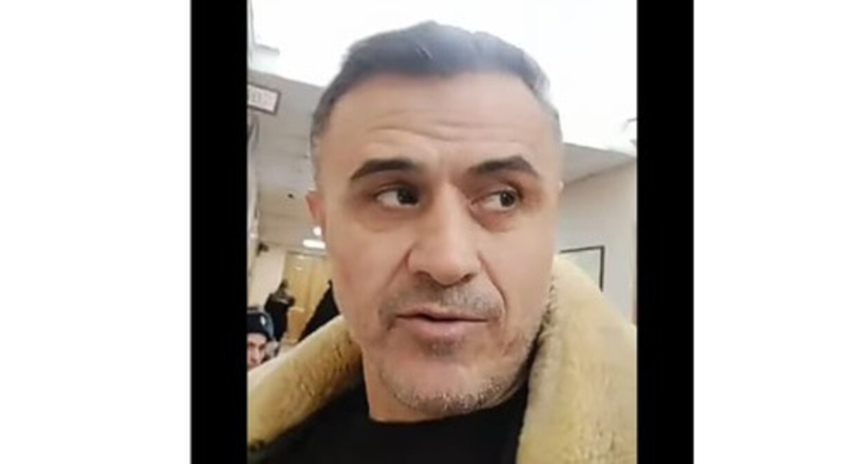Askhabali Alibekov. Screenshot of a video https://www.youtube.com/watch?v=gX2nwXIhjSM