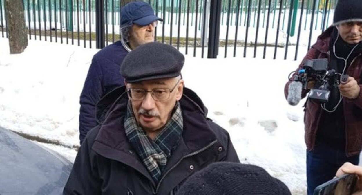 Oleg Orlov*. February 26, 2024. Photo by the "Caucasian Knot" correspondent