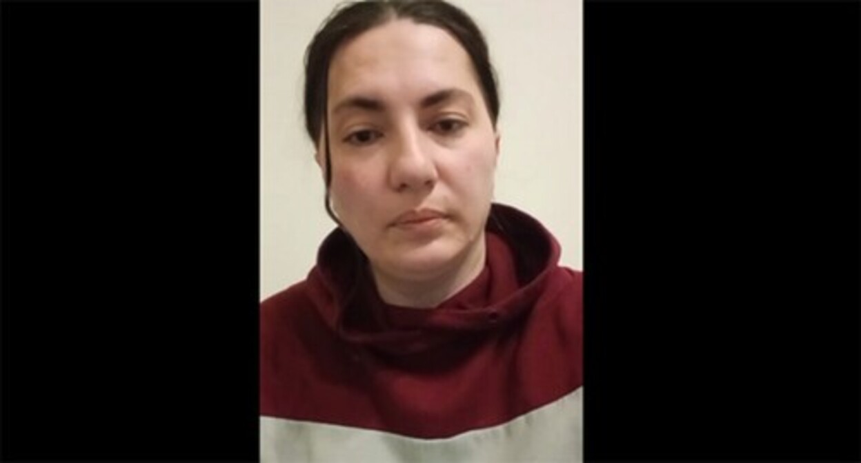 Diana Tsomartova. Screenshot of a video https://www.instagram.com/reel/C4BnBLvtkvm/ the activities of the Meta Company, owning Instagram, are banned in Russia