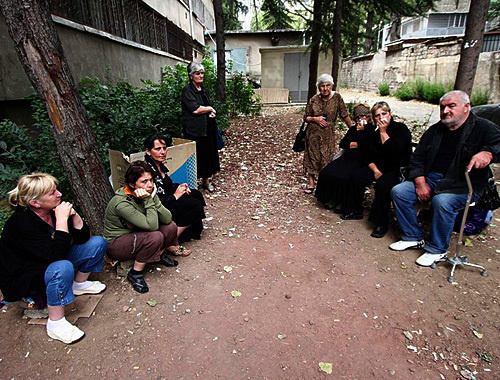 Refugees from Abkhazia in Tbilisi, Georgia. Photo by www.ekhokavkaza.com