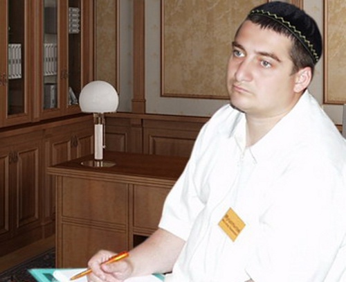 Magomed Mutsolgov, head of the human rights organization named  "MASHR".
Photo from  www.ingushetiyaru.org