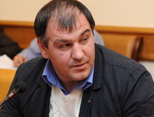 Beslan Batsiev at the sitting of the Militants' Adaptation Commission, Makhachkala, October 31, 2011. Photo by Albert Tokaev for the "Caucasian Knot"