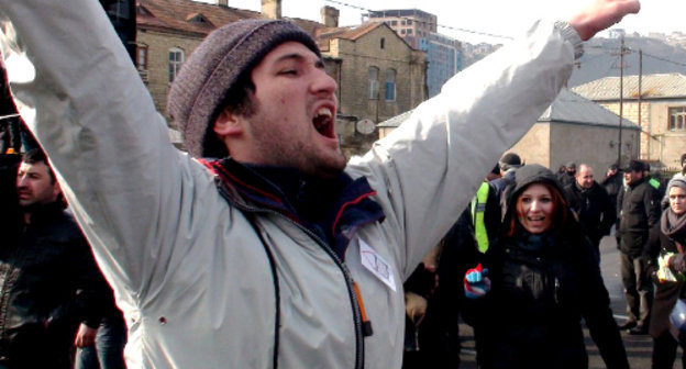 Participants of the rally of oppositional youth organizations in Baku, Azerbaijan, March 17, 2012. Photo by Aziz Karimov to the "Caucasian Knot"