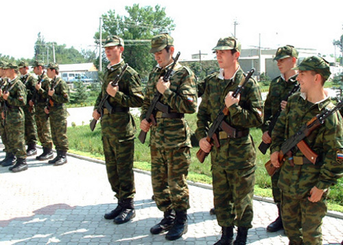 Conscripts. Photo: www.chechnyafree.ru