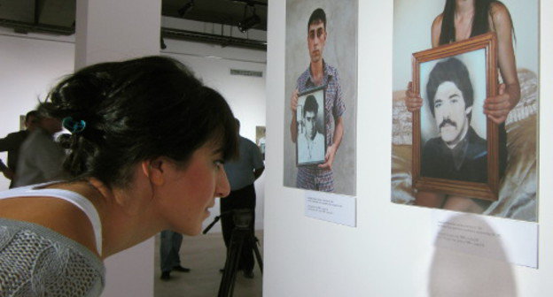 Festival of Contemporary Arts "Shushi Art Project" under the motto "Land and Technologies"

 

Works by Armenian photographer German Avakyan entitled "Born After Death" exhibited in the arts gallery of Shushi, Nagorno-Karabakh, October 5, 2012. Photo by Alvard Grigoryan for the "Caucasian Knot"