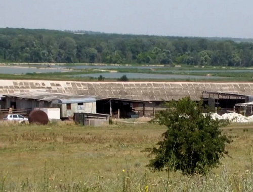Farm in Lysogorskaya village where slave labour was used, Georgievsk District of the Stavropol Territory. July 2013. Photo from video material shot by Ministry of Internal affairs of North Caucasus. 