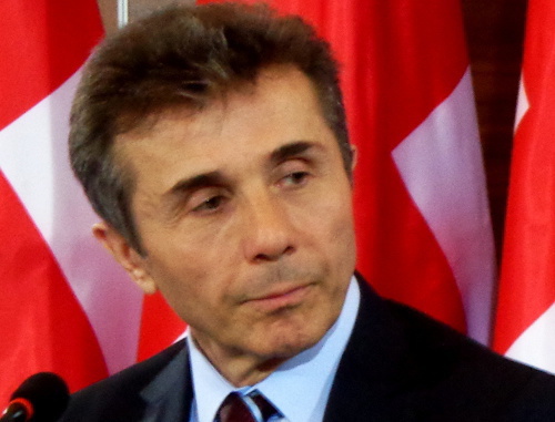 Bidzina Ivanishvili at the press conference discussing the results of presidential election in Georgia. Tbilisi, October 28, 2013. Photo by Inna Kukudzhanova for the ‘Caucasian Knot’.