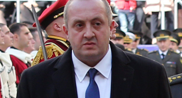 Georgy Margvelashvily during inauguration. Tbilisi, November 17, 2013. Photo courtesy of the press service of Government of Georgia