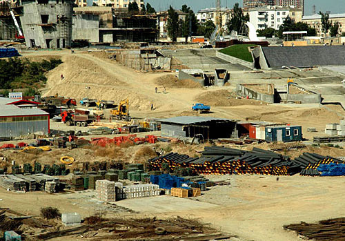Azerbaijan, Baku. Photo of "Caucasian Knot" Azerbaijan, Baku. Photo of "Caucasian Knot"