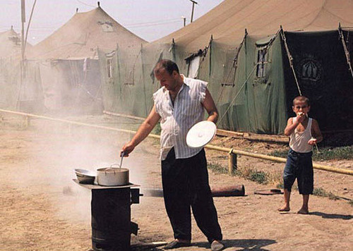 Ingushetia, refugee camp. By Magomedov Said for "Caucasian Knot"