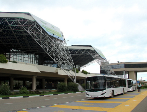 Testing of the Olympic buses. Sochi, October 2013. Photo: Autonomous non-commercial organization "Olympic Transport Directorate", http://tdog2014.com/