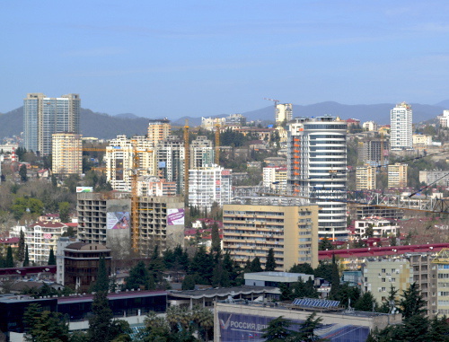 Panoramic sight of Sochi. Photo by Svetlana Kravchenko for the "Caucasian Knot"