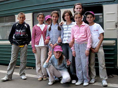 Children-refugees from Ingushetia. 1 September 2009. Photo of "Caucasian Knot" Children-refugees from Ingushetia. 1 September 2009. Photo of "Caucasian Knot"