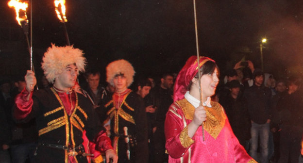 Celebration of the Novruz Bayram in Derbent on March 21, 2014. Photo by the press service of the Derbent administration