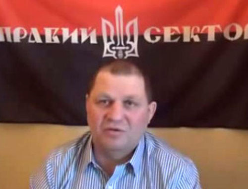 Alexander Muzychko. Screenshot of a video at www.youtube.com