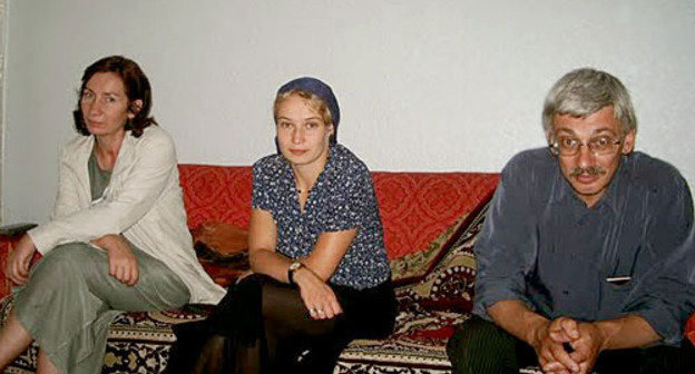Natalia Estemirova (left), Oleg Orlov (right). Photo by http://picasaweb.google.ru/averh.sova