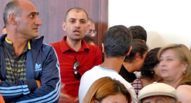 At the courtroom during the trial in the case against Volodya Avetisyan. Yerevan, June 6, 2014. Photo by Armine Martirosyan for the "Caucasian Knot"