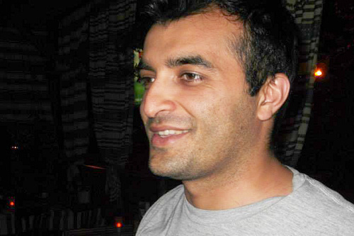 Azerbaijani human rights activist, coordinator of the campaign "Art for Democracy" Rasul Djafarov (Jafarov). Photo from personal Facebook account, http://www.facebook.com/profile.php?id=1387930272