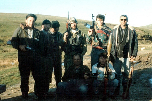 Andi militiamen, August 1999, Dagestan, Botlikh District. Photo: ‘Andi and Andiytsy.ru’ Project, adni05.ru