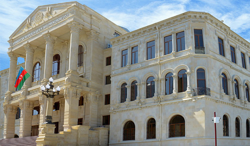 General Prosecutor's Office of Azerbaijan in Baku. Photo: General Prosecutor's Office of Azerbaijan, www.facebook.com/prokurorluq