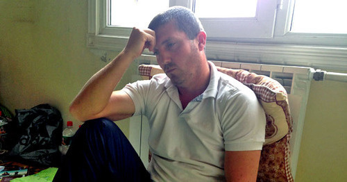 Zurab Kurbanov, hunger-striker. Makhachkala, November 2014. Photo by Patimat Makhmudova for the ‘Caucasian Knot’. 