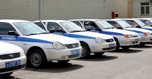 Police cars. Ingushetia. Photo: Ingush Ministry of Internal Affairs, http://06.mvd.ru