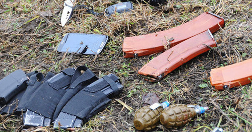 Firearms and ammunition. Photo http://nac.gov.ru/
